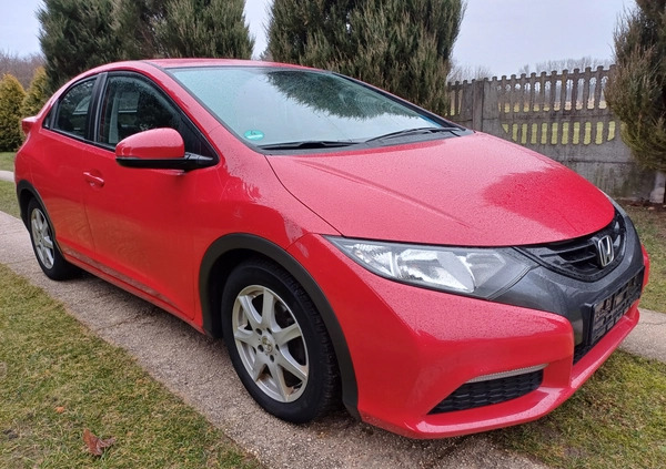 Honda Civic cena 25500 przebieg: 198000, rok produkcji 2013 z Mława małe 667